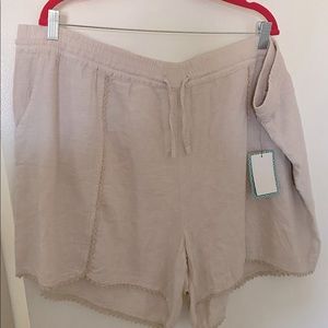 NWT Susina Linen Shorts 4X